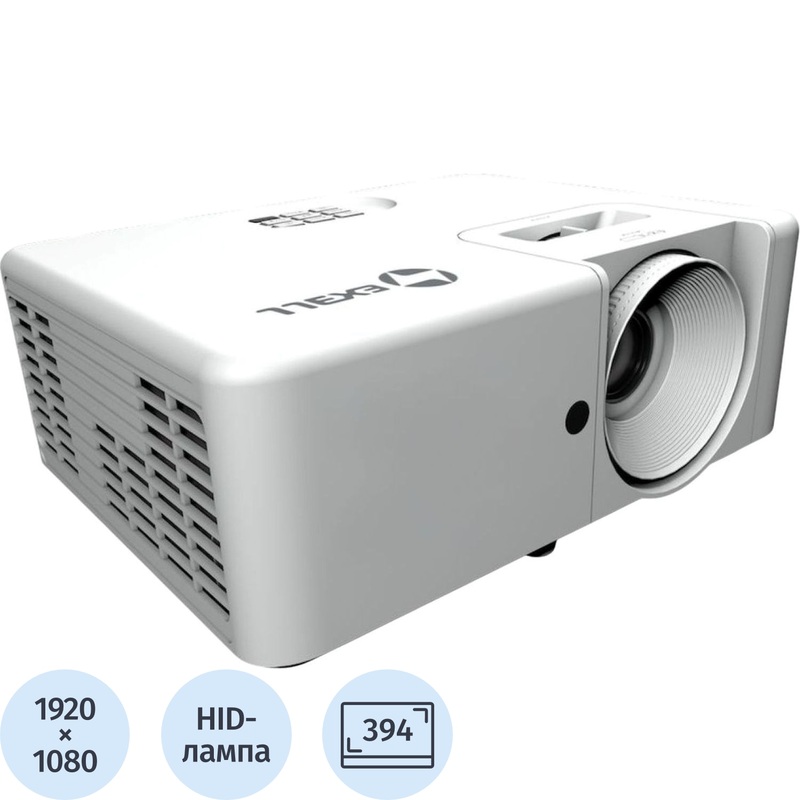 Изображение товара Проектор ExellTECH EXD306Z портативный Full HD DLP 4000 люмен белый