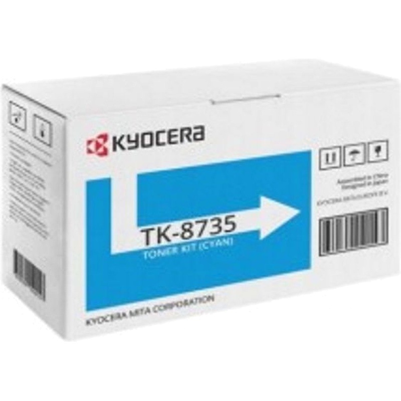 Изображение товара Оригинальный лазерный картридж Kyocera TK-8735C голубой для TASKalfa