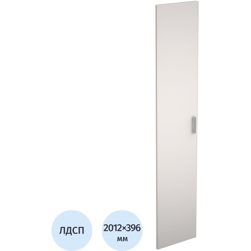 Изображение товара Высокая дверь Avance 6Ф.005 из ЛДСП белая 396х2012 мм для интерьера