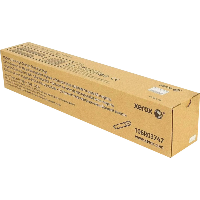 Изображение товара Картридж лазерный Xerox 106R03747 пурпурный оригинальный повышенной емкости