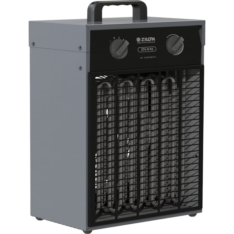 Изображение товара Электрическая тепловая пушка Zilon ZTV-9 N1 9 кВт для обогрева помещений