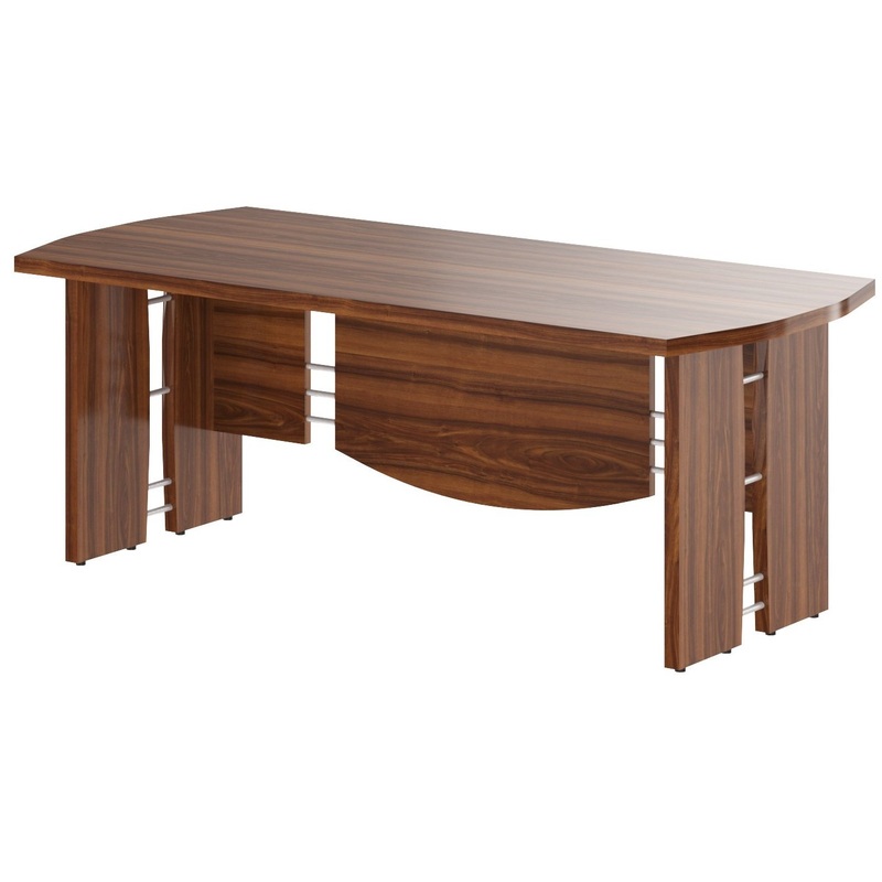 Изображение товара Стол руководителя письменный born орех даллас 2000x900x750 мм