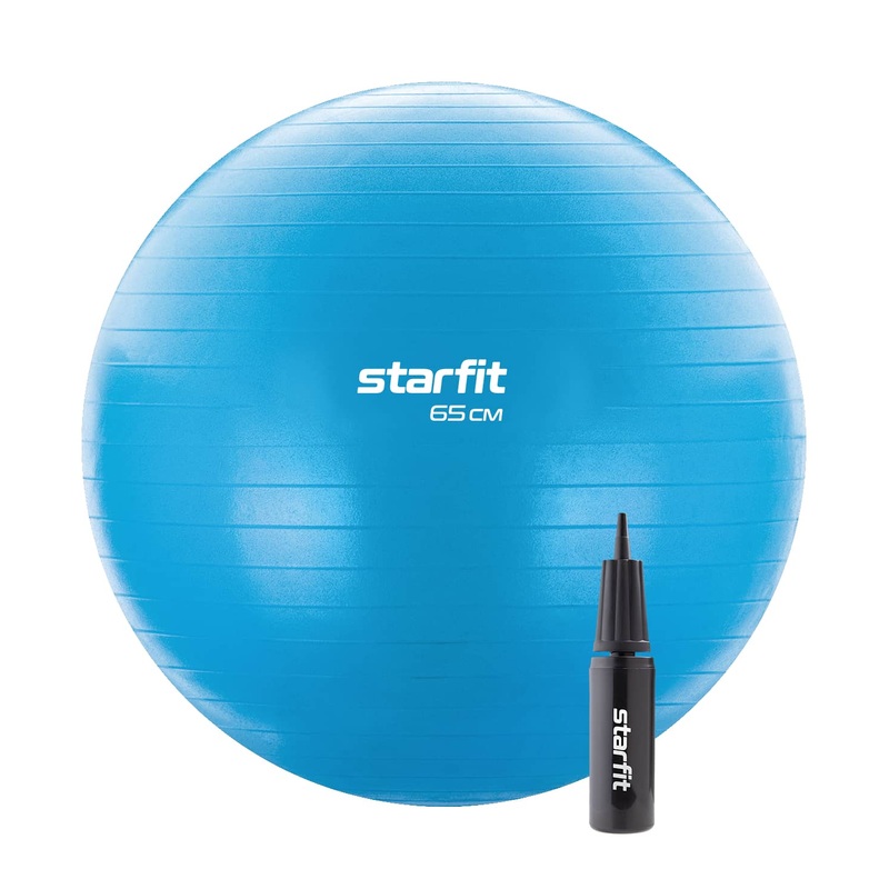 Изображение товара Фитбол STARFIT GB-109 65 см синий для фитнеса и реабилитации