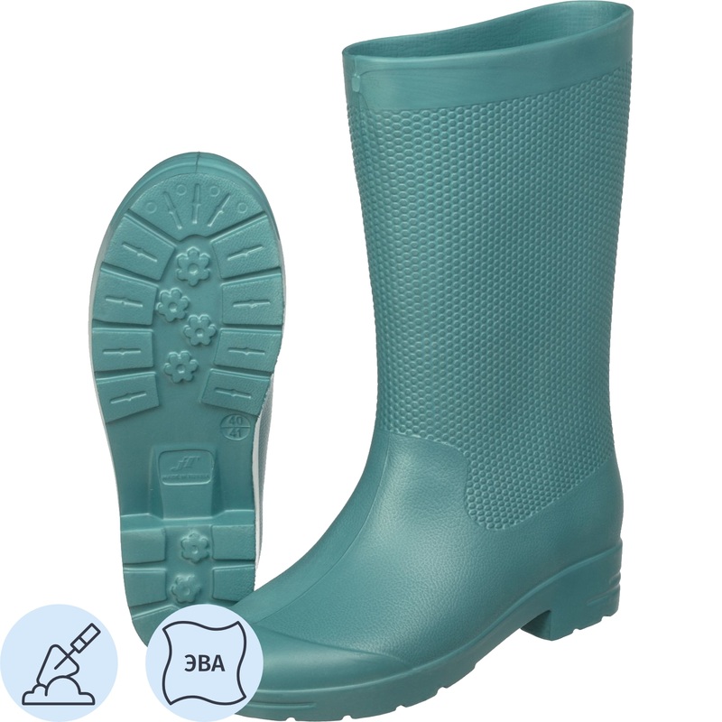 Изображение товара Сапоги женские Janett Аврора ЭВА бирюзовые размер 39-40