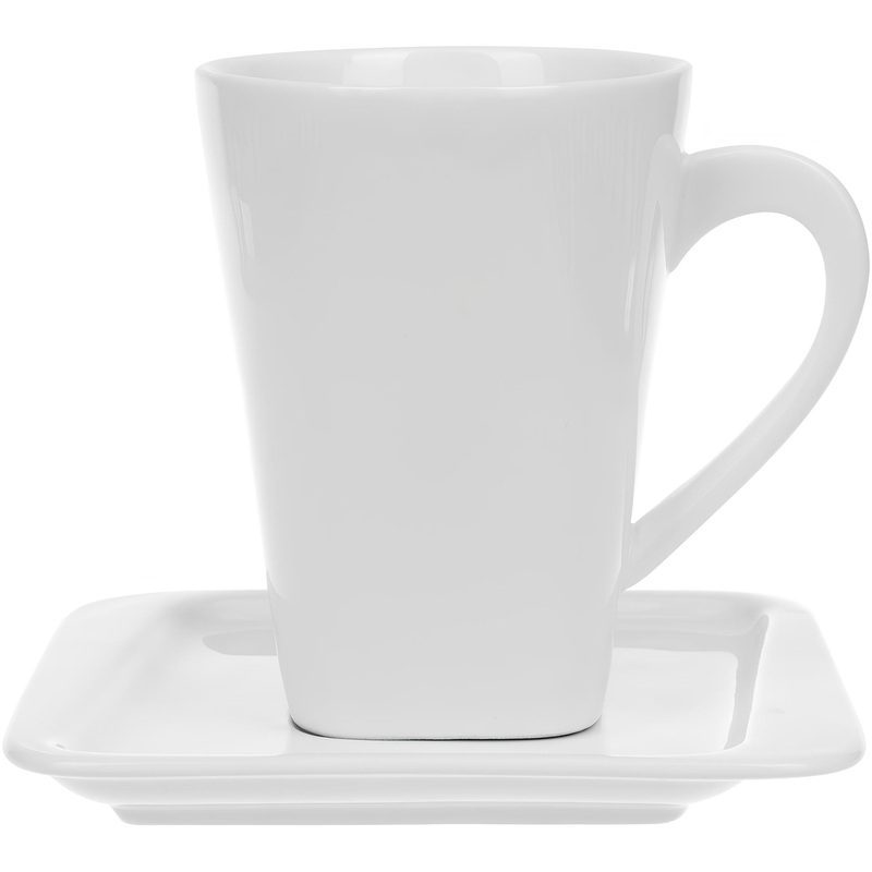 Изображение товара Фарфоровая чайная пара Sam&Squito Quadro 170 мл 6 штук