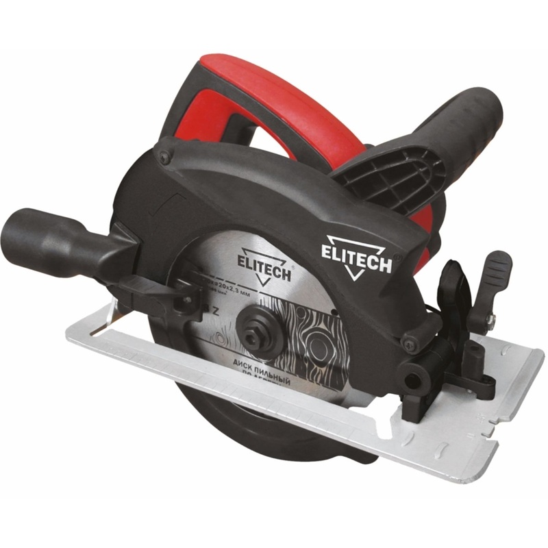 Изображение товара Пила дисковая Elitech ПД 1666 мощность 1600 Вт диски 190 мм лазерный указатель