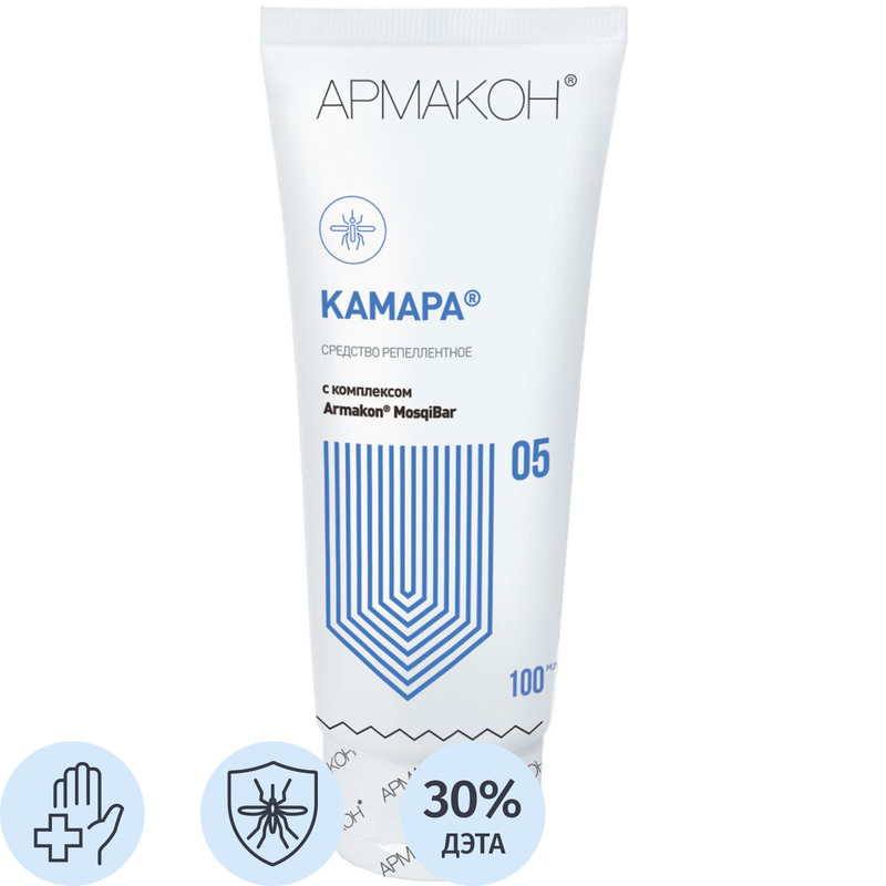 Изображение товара Крем Армакон Камара репеллентный от комаров и насекомых 100 мл (1203)