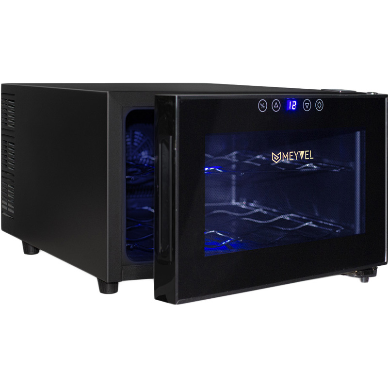 Изображение товара Винный шкаф Meyvel MV08-BF1 (easy) с LED подсветкой и электронным управлением
