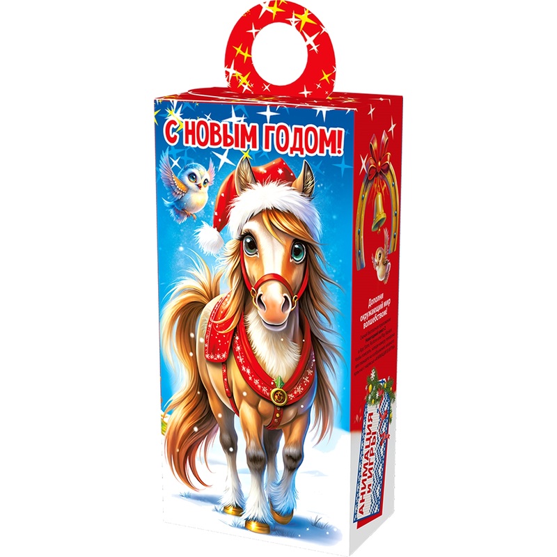 Изображение товара Новогодний сладкий подарок Moroz.ru Счастливые скакуны 400 г