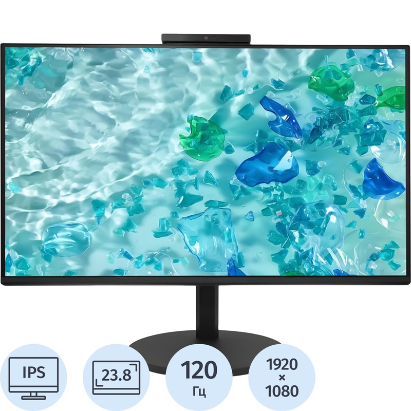 Изображение товара Монитор 23.8" Acer Vero CB242YD6bmiprcx чёрный (UM.QB7CD.602) Изображение товара Монитор 23.8" Acer Vero CB242YD6bmiprcx чёрный (UM.QB7CD.602)