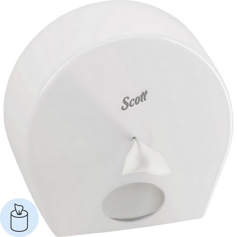 Изображение товара Диспенсер для туалетной бумаги Kimberly Clark Aquarius Scott Controll белый (7046)