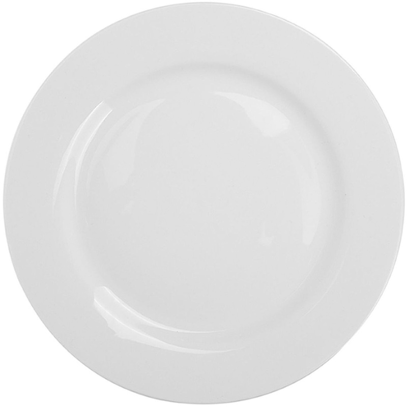 Изображение товара Тарелка обеденная Chan Wave Classic фарфор 15 см белая (12 штук в упаковке)
