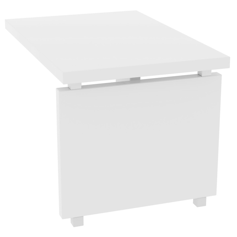 Изображение товара Офисный стол Брифинг Комус Мебель Easy Director белый жемчуг 1200х800х780 мм