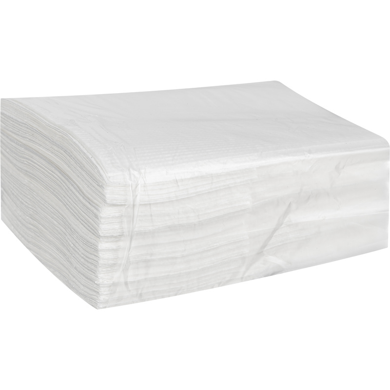 Изображение товара Салфетки бумажные Luscan Professional N2 1-слойные белые 100 листов