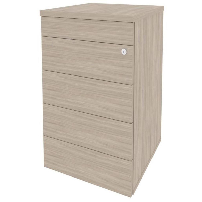 Изображение товара Тумба приставная Onix O.TP-4TIP с 5 ящиками дуб аттик Россия