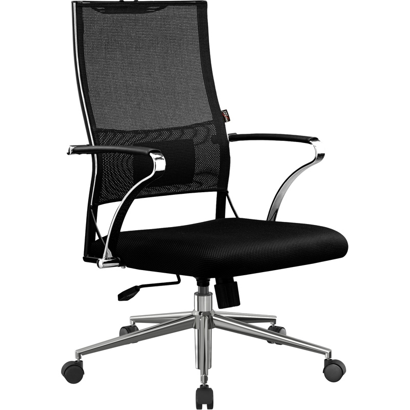 Изображение товара Кресло для руководителя Ergolife Sit Air чёрное (ткань, металл)