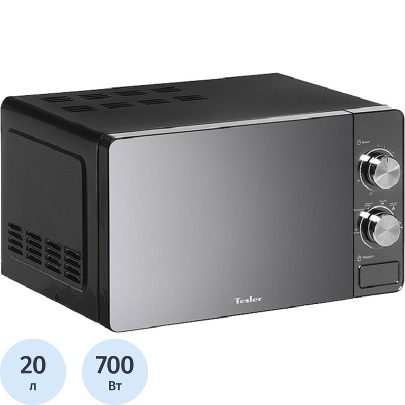 Изображение товара Микроволновая печь Tesler MM-2002 зеркальная