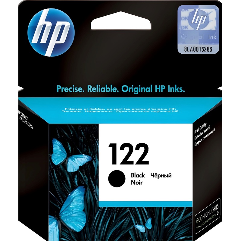 Изображение товара Уценка. Картридж струйный HP 122 CH561HE черный оригинальный Изображение товара Уценка. Картридж струйный HP 122 CH561HE черный оригинальный