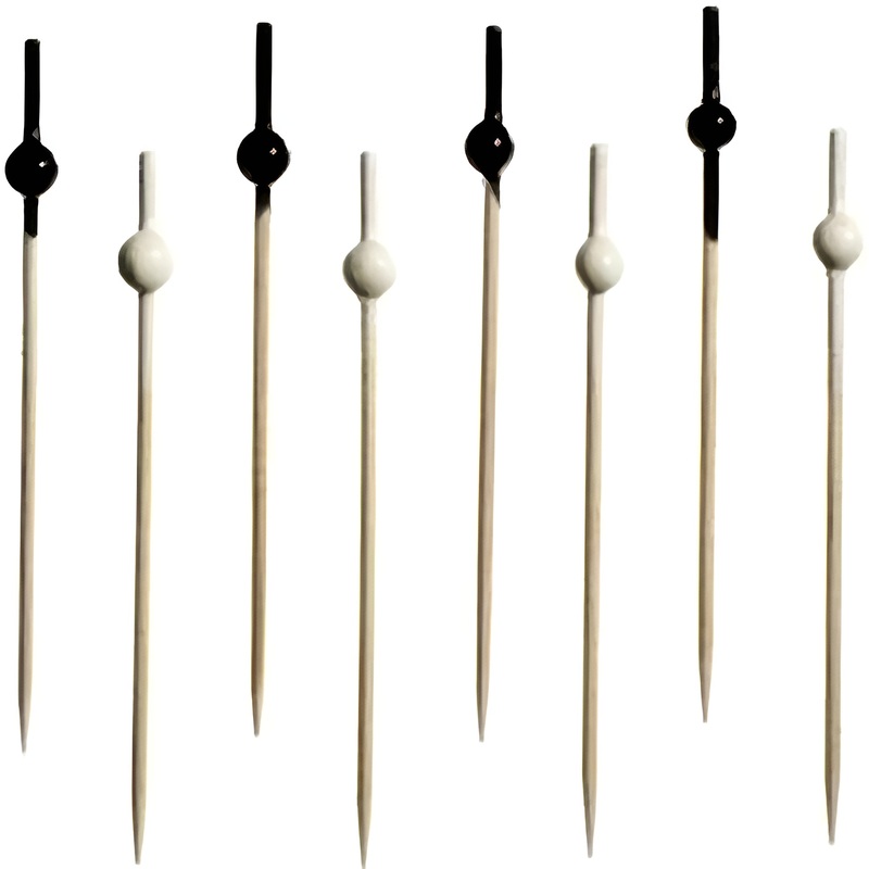 Изображение товара Пики для канапе Шарики бамбуковые длина 100 мм (100 штук) Изображение товара Пики для канапе Шарики бамбуковые длина 100 мм (100 штук)