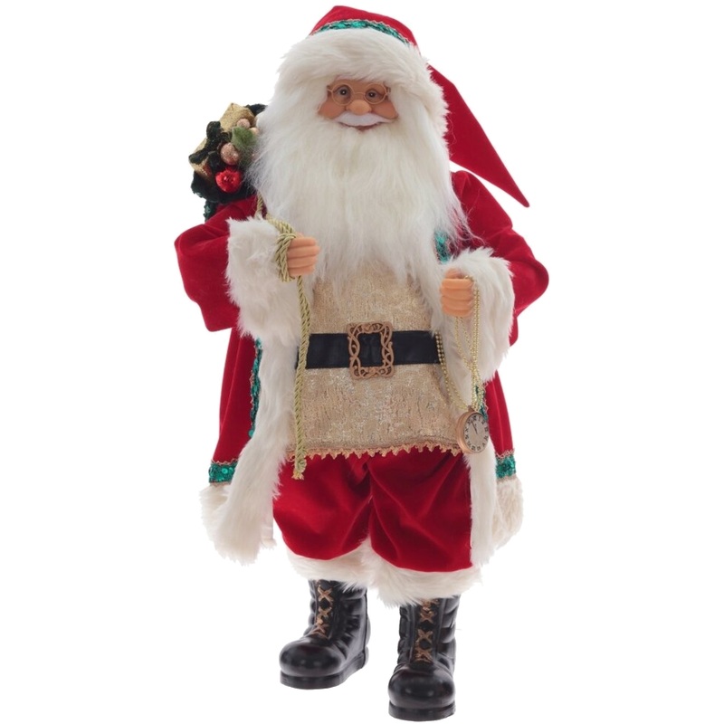 Изображение товара Игрушка мягкая набивная Дед Мороз (высота 62 см)