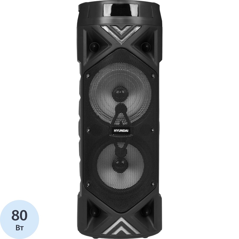 Изображение товара Акустическая система Hyundai H-MC180 Bluetooth с подсветкой и микрофоном