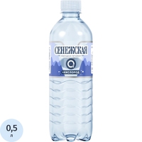 Вода минеральная Сенежская + Кислород газированная 0.5 л