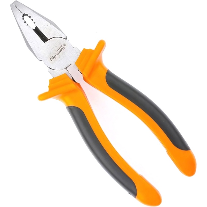 Изображение товара Плоскогубцы Sparta Comfort 180 мм комбинированные двухкомпонентные рукоятки