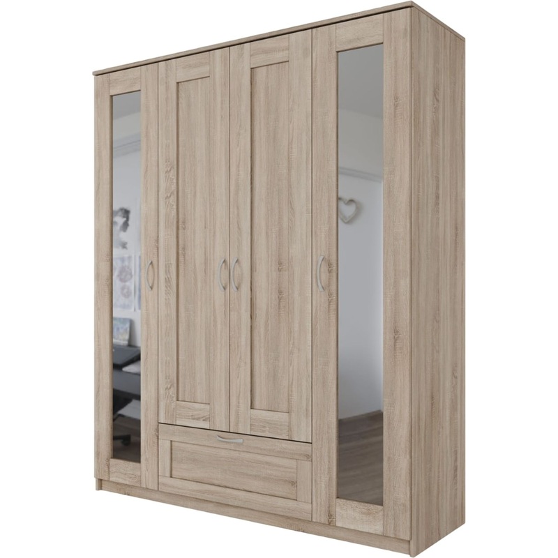 Изображение товара Комбинированный шкаф Сириус 2.02.01.042.3 дуб сонома 1560х502х1900 мм