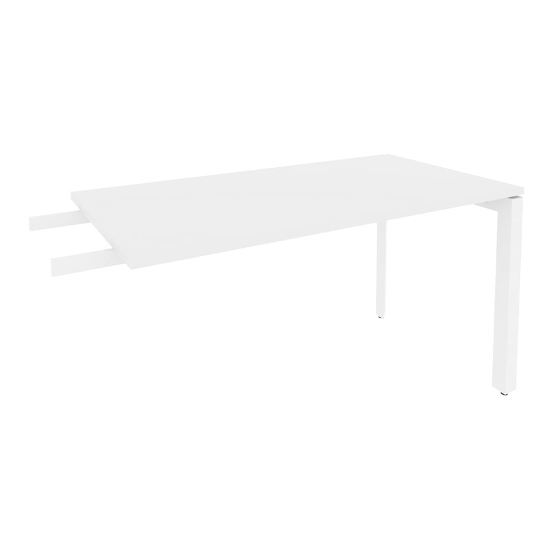 Изображение товара Брифинг-приставка к столам Onix-П O.MP-BR-13 белый бриллиант 1380х720х750 мм