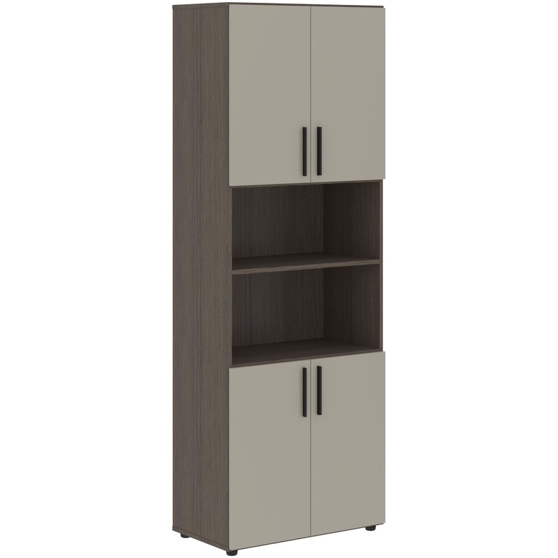 Изображение товара Шкаф для документов аметист/дуб сильвер 800x430x2250 мм Velion VHCS 80.2с