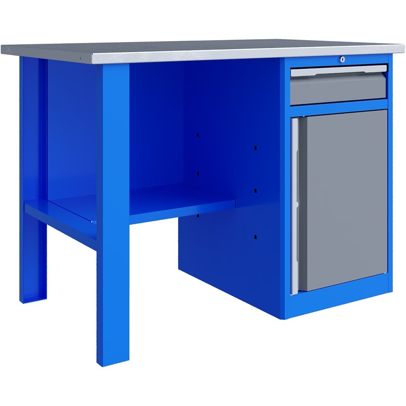 Изображение товара Верстак слесарный Верстакофф TNC 121.18.1 серый/синий