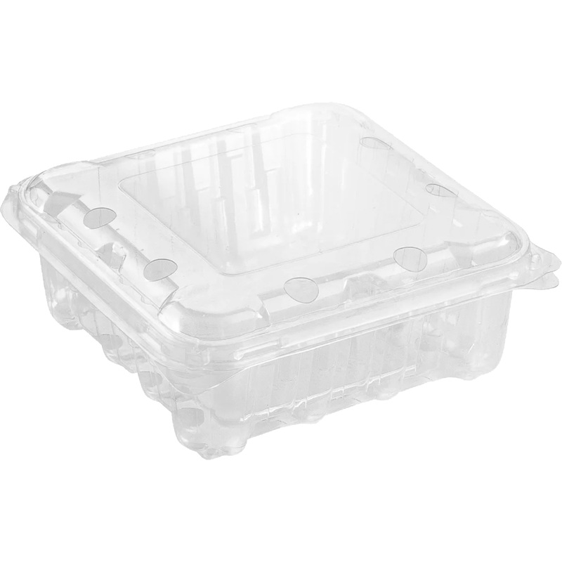 Изображение товара Контейнер одноразовый с крышкой 250 мл прозрачный 125х122х40 мм Россия