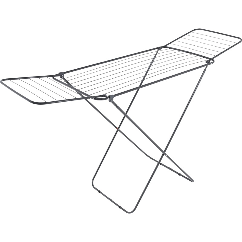 Изображение товара Сушилка для белья напольная складная Perilla Haus Plus LD-2001 (180x55x108 см) серая