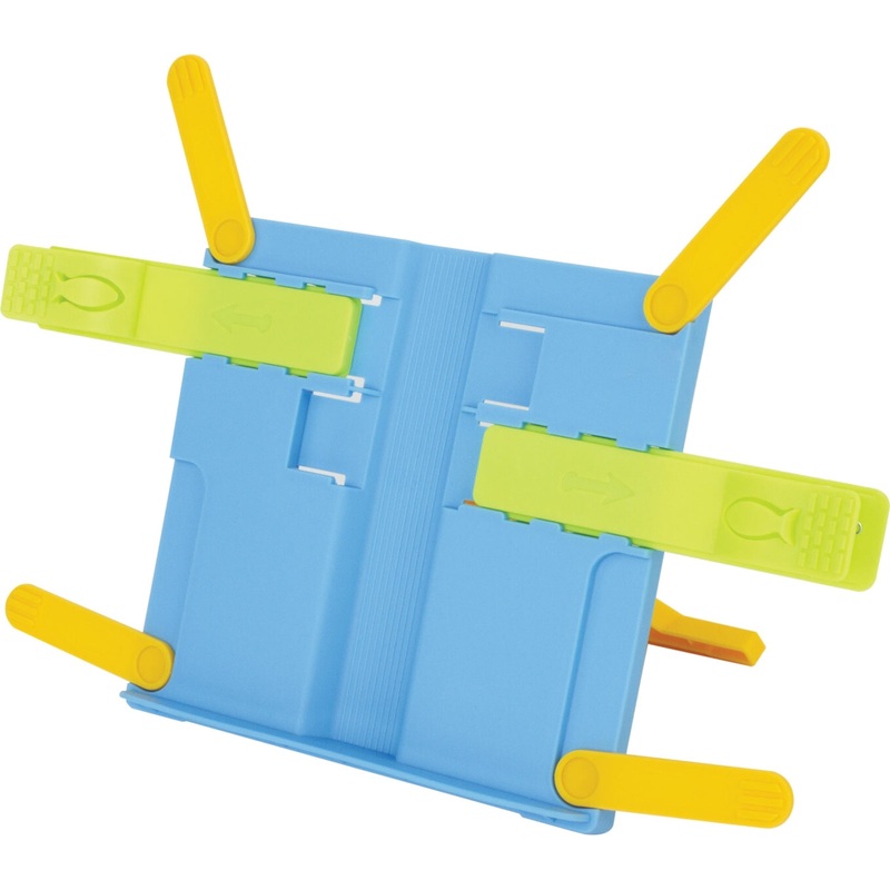 Изображение товара Подставка для книг Комус Класс пластиковая голубая