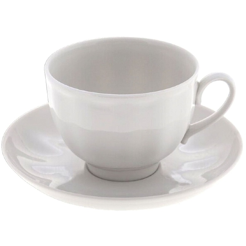 Изображение товара Чайная пара Дулевский фарфоровый завод фарфоровая 275 мл (12 штук в упаковке)