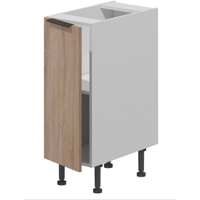 Изображение товара Кухонный шкаф VOK B1D_72_30 дуб сонома белый шагрень 300х530х870 мм