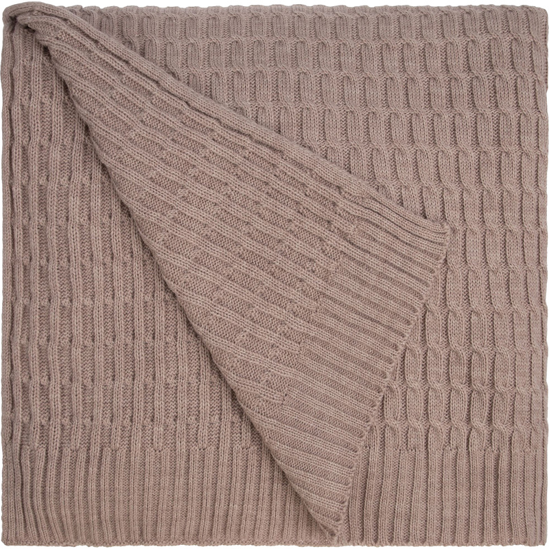 Изображение товара Плед акриловый 120x170 см бежевый Slumberland для дома и уюта