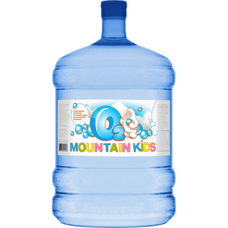 Изображение товара Бутилированная питьевая вода Mountain kids Горная 19 литров возвратная тара