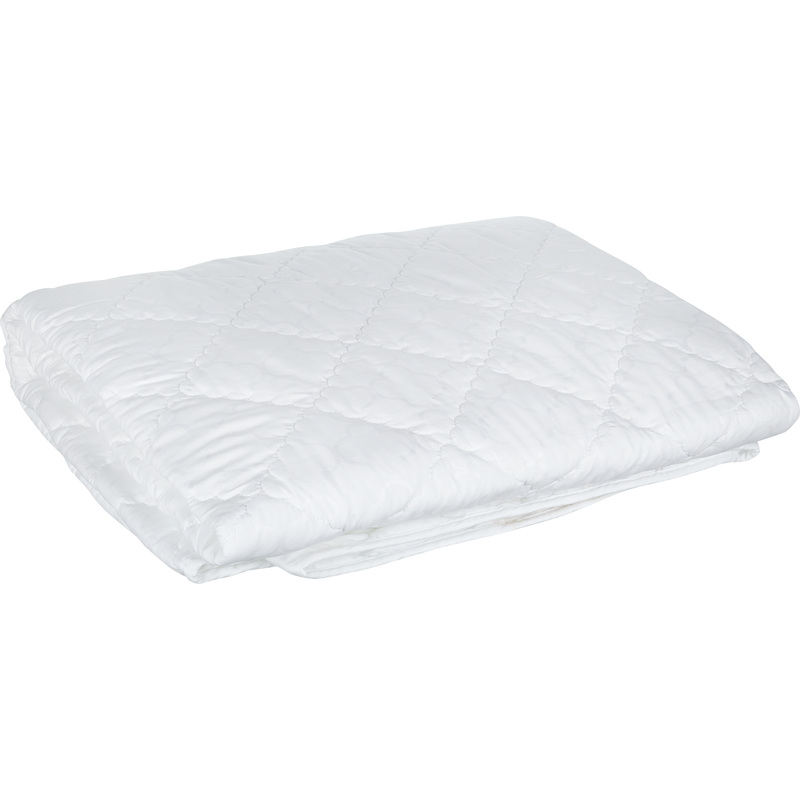 Изображение товара Одеяло Luscan 172x205 см летнее стеганое с холлофайбер микрофиброй Белое