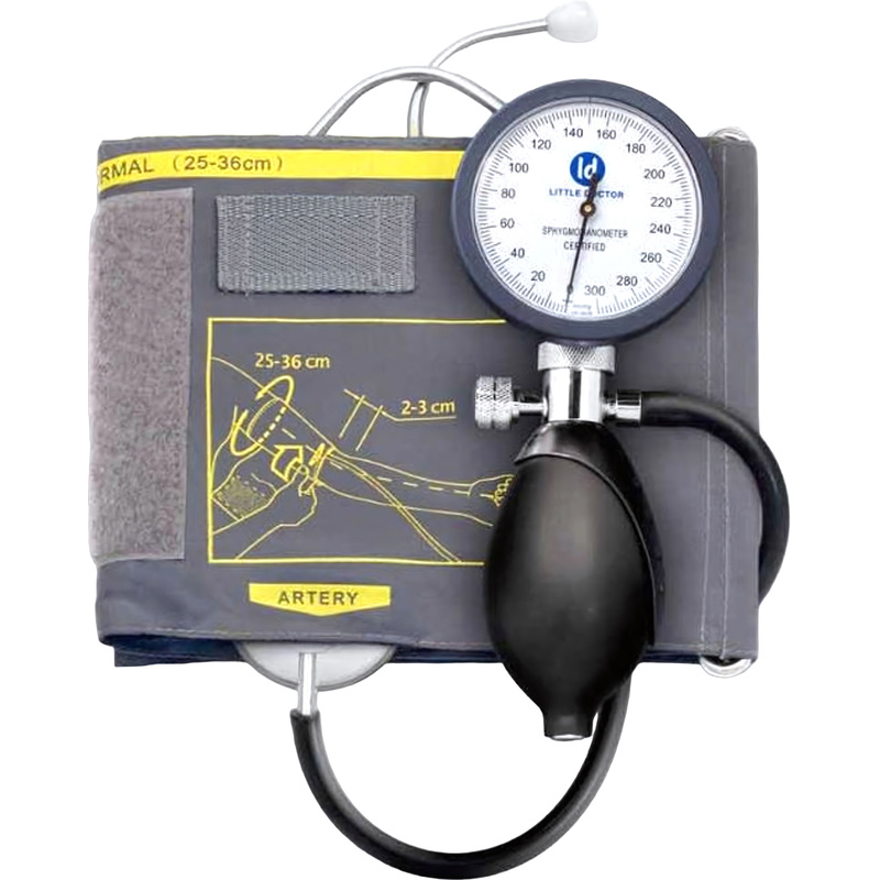 Изображение товара Тонометр LITTLE DOCTOR LD-81 (встроенный стетоскоп манжета 25-36 см, с поверкой РФ)