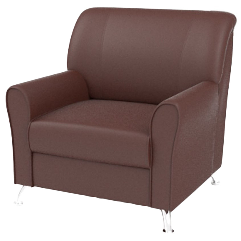 Изображение товара Кресло Европа коричневое (искусственная кожа)