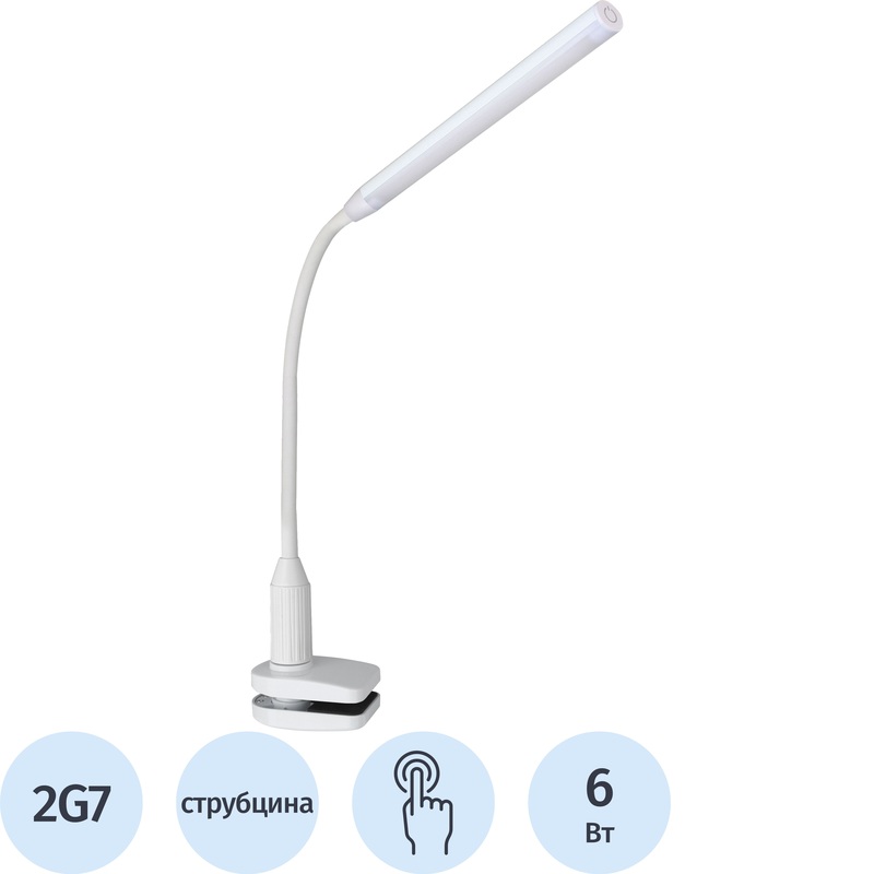 Изображение товара Настольный светильник Camelion KD-793 C01 белый с сенсорным управлением