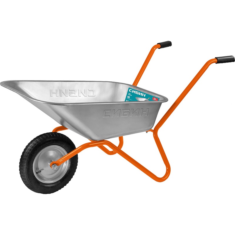 Изображение товара Уценка. Тачка садовая Сибин СТ-11 одноколесная грузоподъемностью 90 кг