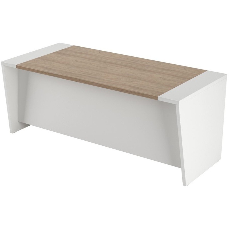 Изображение товара Стол руководителя письменный Asti AST33911221 2000х900х750 мм вяз/белый