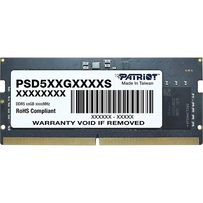 Изображение товара Оперативная память Patriot DDR5 16 ГБ SO-DIMM для ноутбуков 5600 МГц