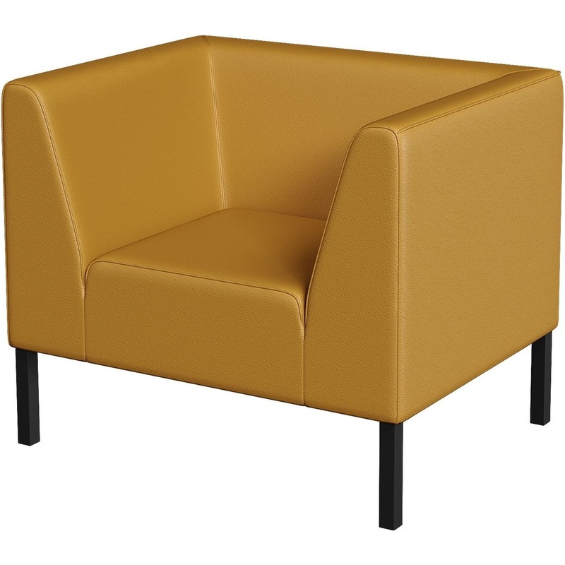 Изображение товара Кресло Bonus желтое (искусственная кожа)