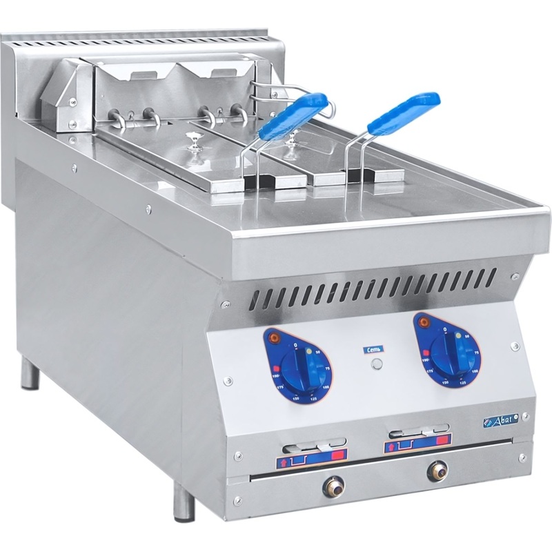 Изображение товара Фритюрница электрическая Abat ЭФК-40/2Н для профессиональной кухни