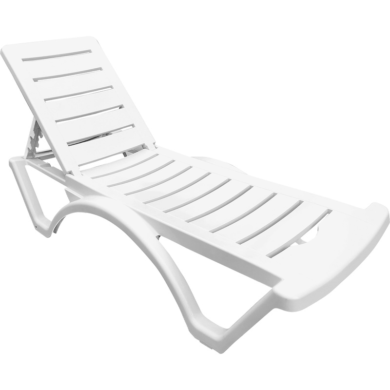 Изображение товара Шезлонг Adriano Classic (белый, 650х300х1870 мм) Изображение товара Шезлонг Adriano Classic (белый, 650х300х1870 мм)