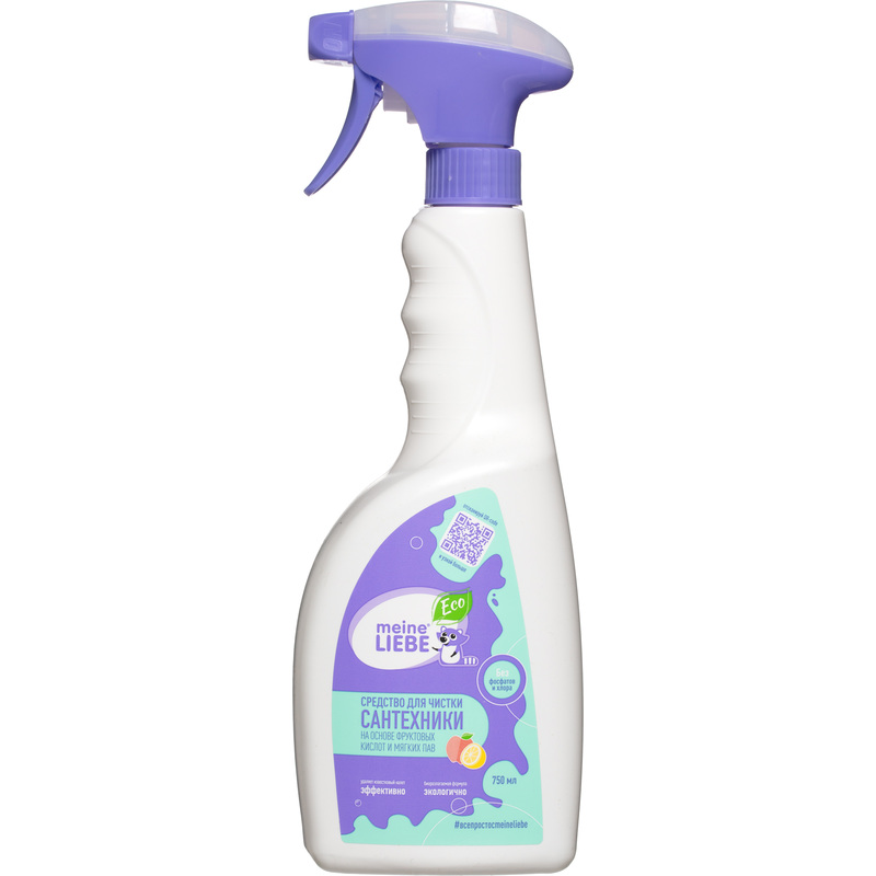 Изображение товара Средство для сантехники Meine Liebe 750 мл для чистки и удаления налета