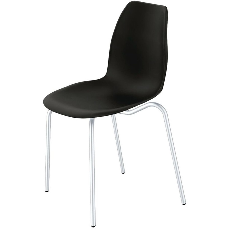 Изображение товара Обеденный стул Sheffilton SHT-ST29/S130 черный металл пластик